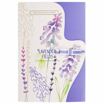 Lavender Fields Fragranced Drawer Liners - Heathcote & Ivory