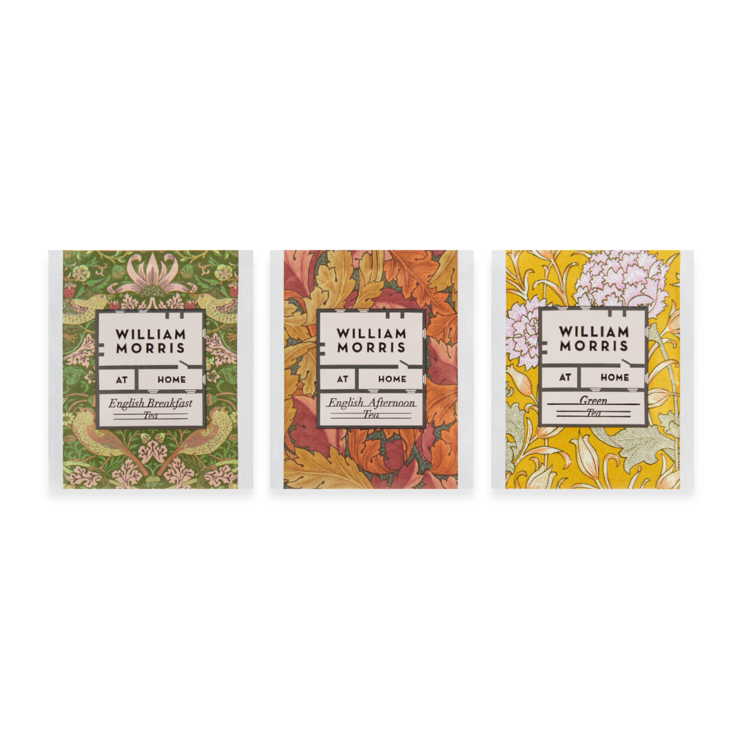 William Morris At Home Traditional Tea Assortment, 10x 6 Tea Bags