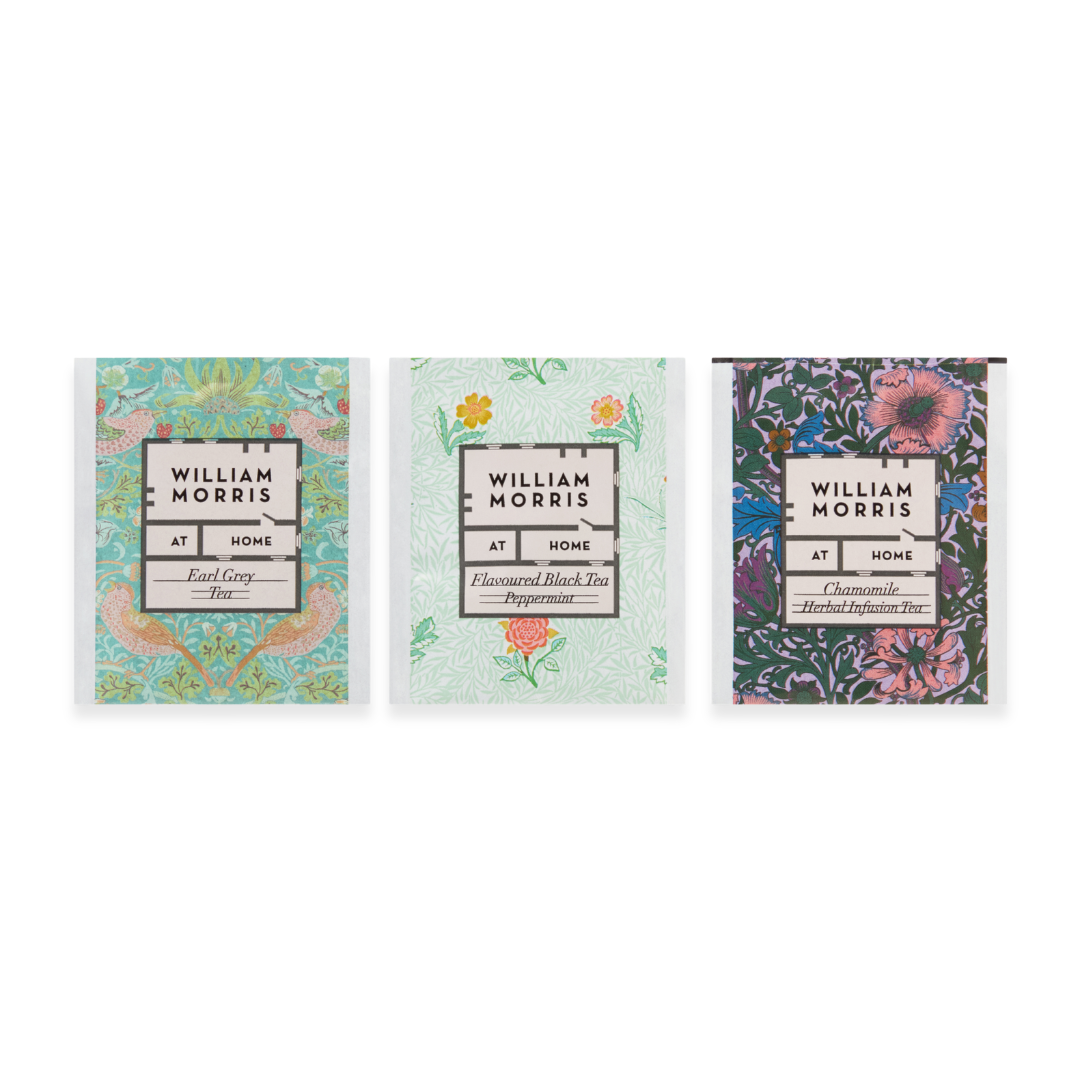 William Morris At Home Traditional Tea Assortment, 10x 6 Tea Bags