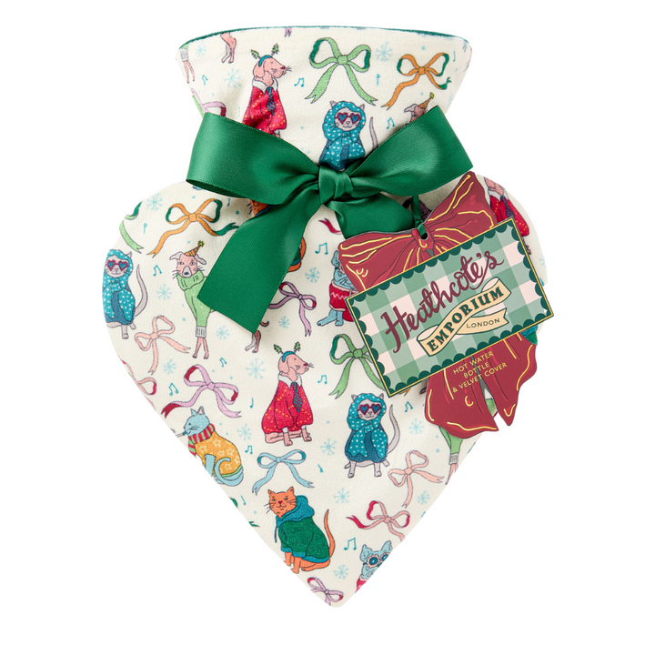 Heathcote's Emporium Heart Shaped Hot Water Bottle