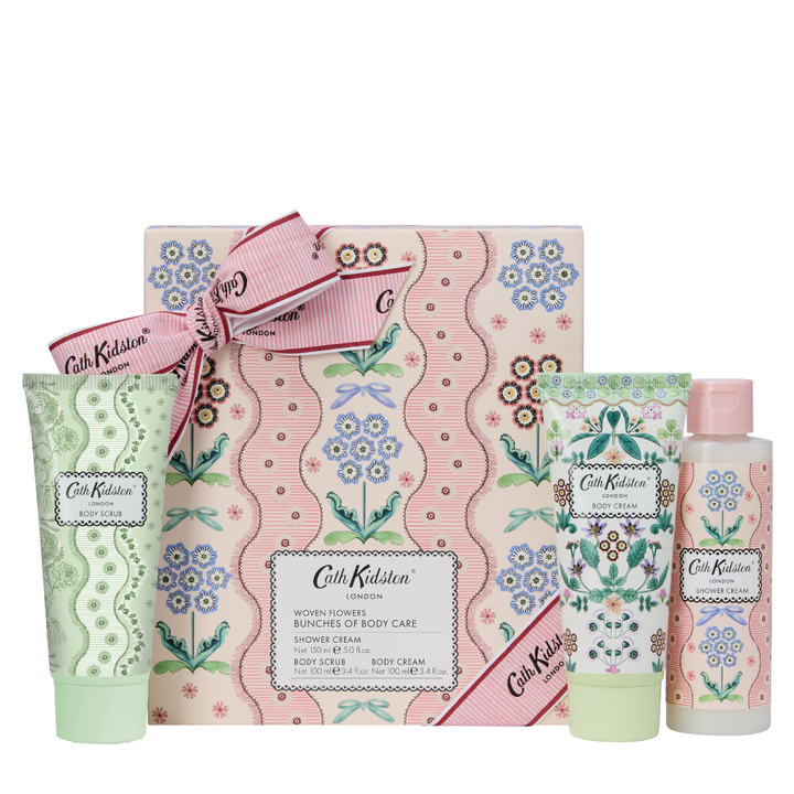 Woven Flowers Bunches of Body Care Gift