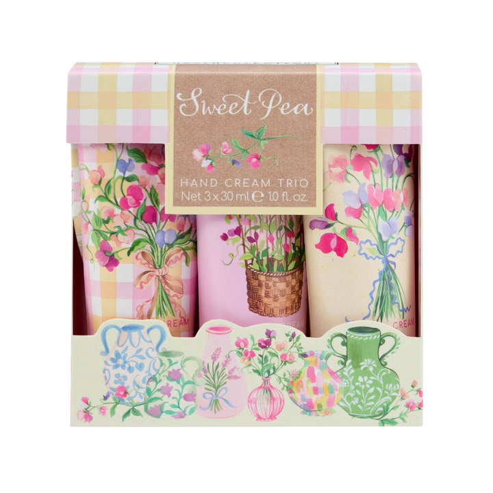 Sweet Pea Hand Cream Trio