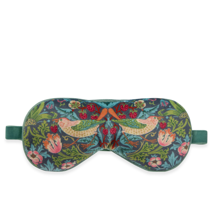 The Voyager Velvet Eye Mask with Dried Lavender Flowers