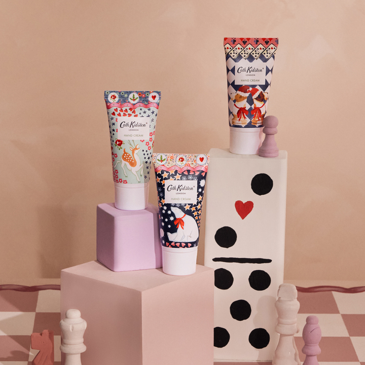The Christmas Journey Red Berry & Cedar Hand Cream Trio