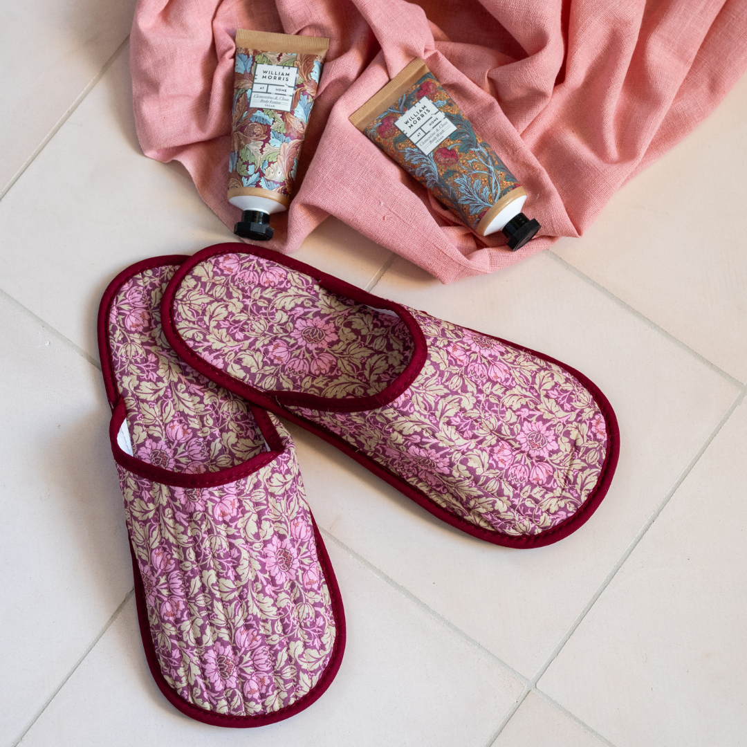 Beautiful Sleep Quilted Slipper Set