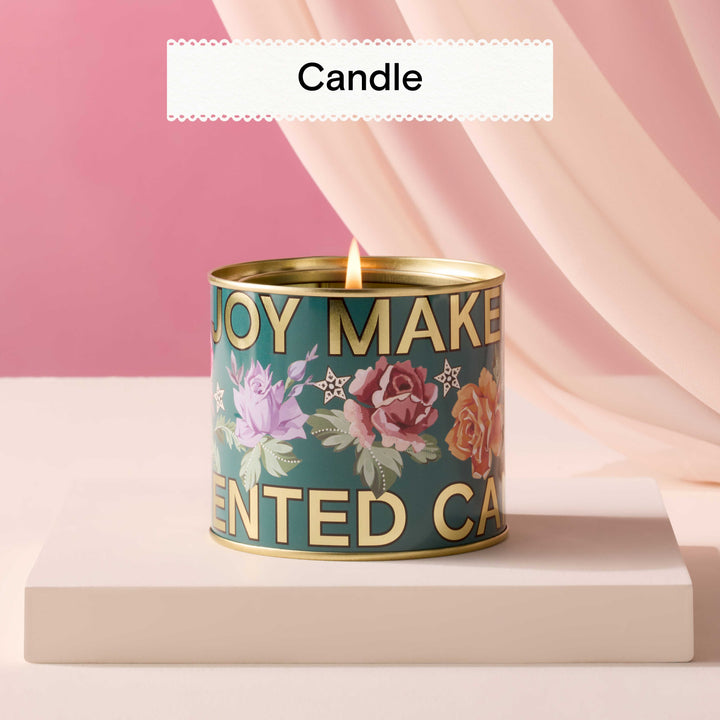 Crown Ditsy Honey &amp; Amber Paint Tin Candle
