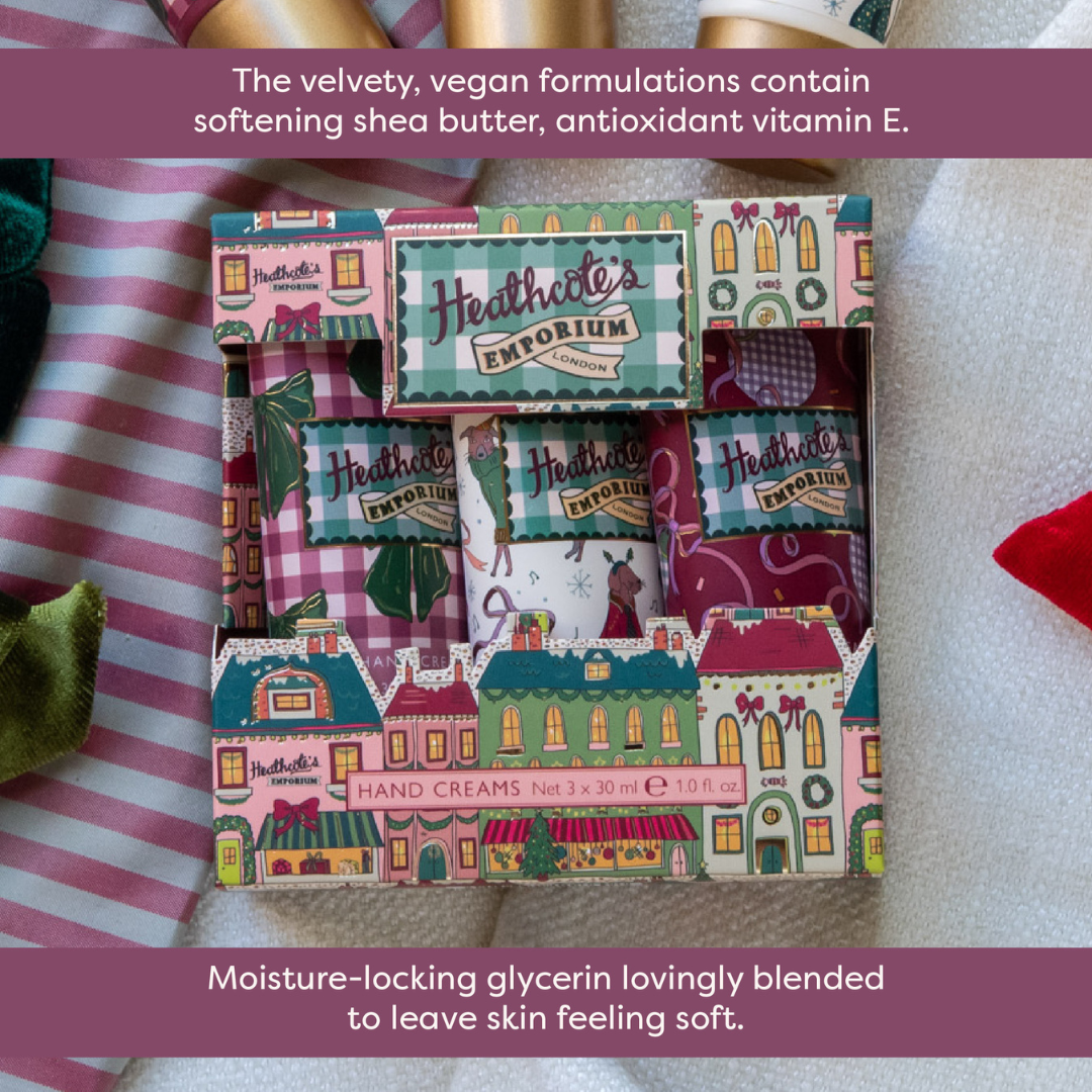 Heathcote's Emporium Hand Cream Trio