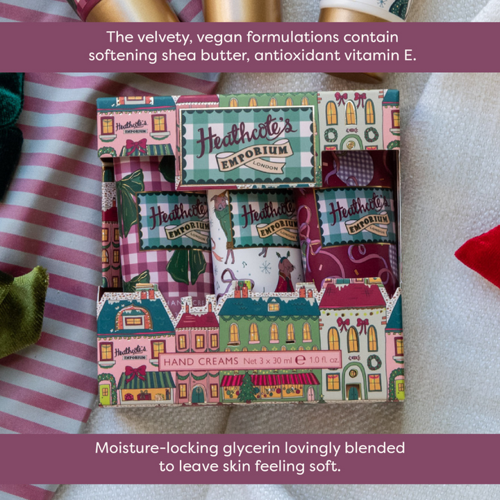 Heathcote's Emporium Hand Cream Trio
