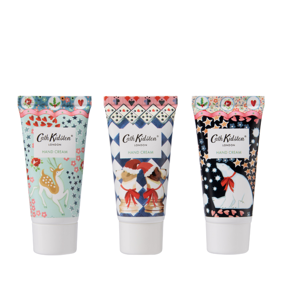 The Christmas Journey Red Berry & Cedar Hand Cream Trio