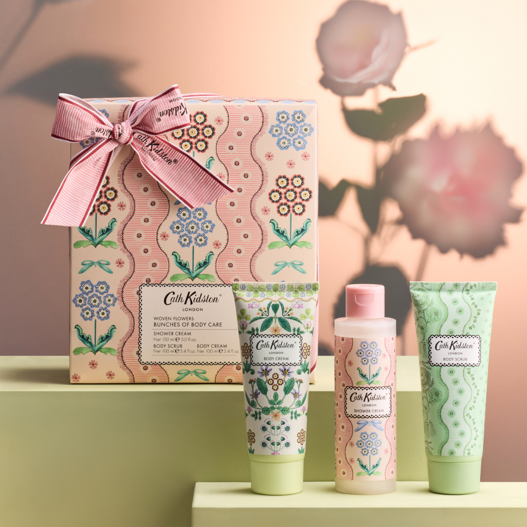 Woven Flowers Bunches of Body Care Gift