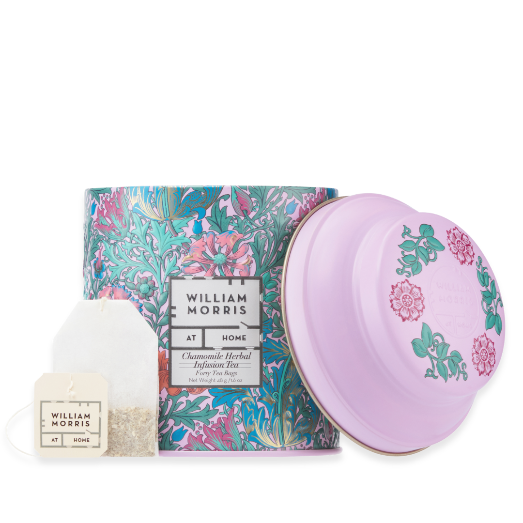 William Morris At Home Chamomile, Tin of 40x Tea Bags