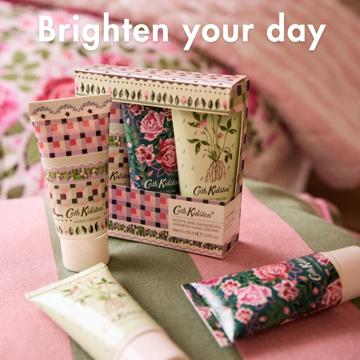 Roots & Raindrops Assorted Hand Creams 3 x 30ml