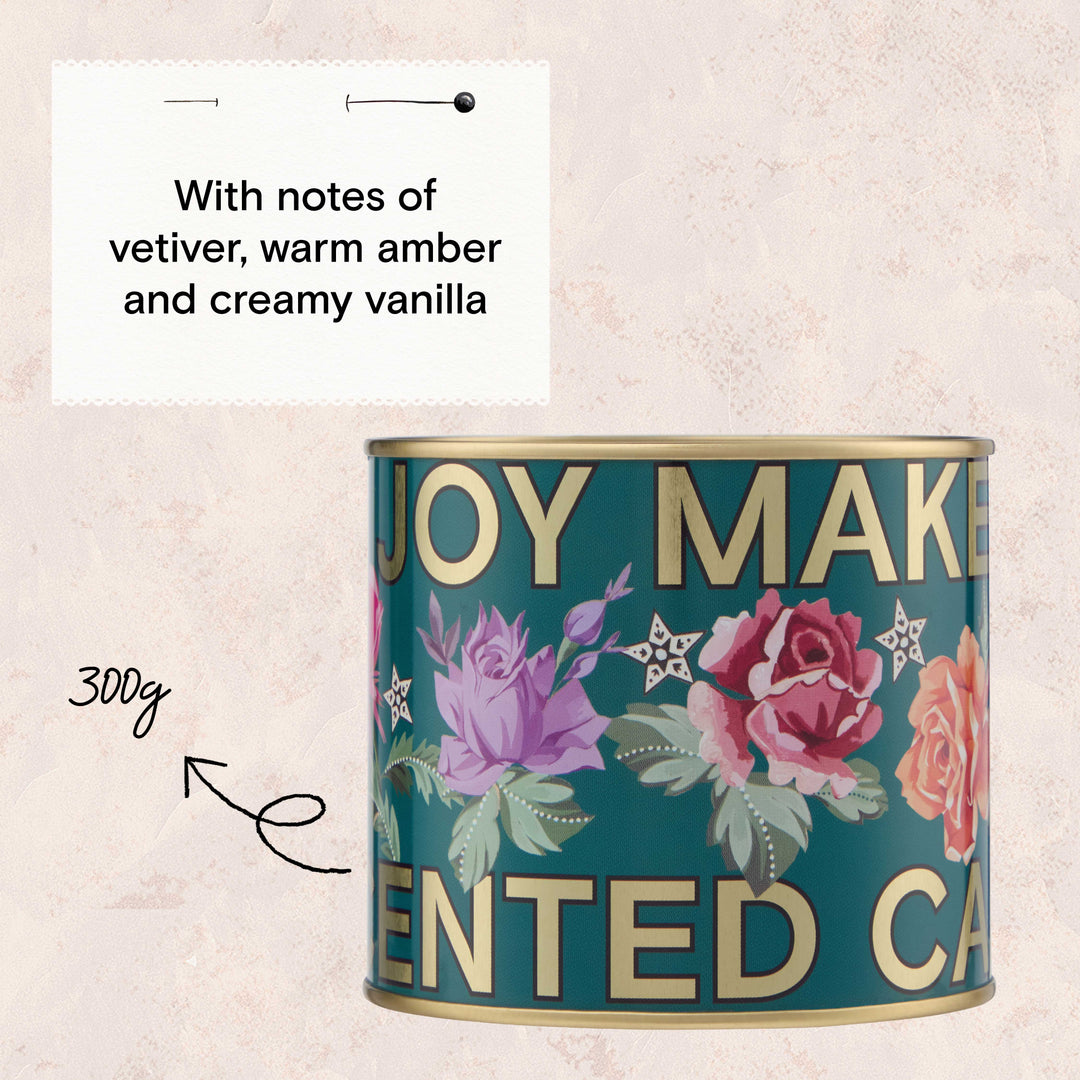 Crown Ditsy Honey &amp; Amber Paint Tin Candle
