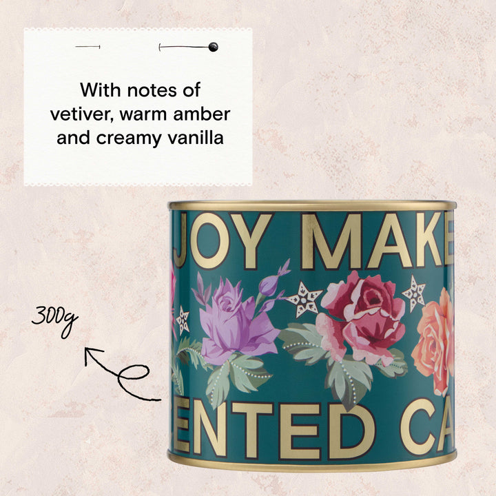 Crown Ditsy Honey &amp; Amber Paint Tin Candle