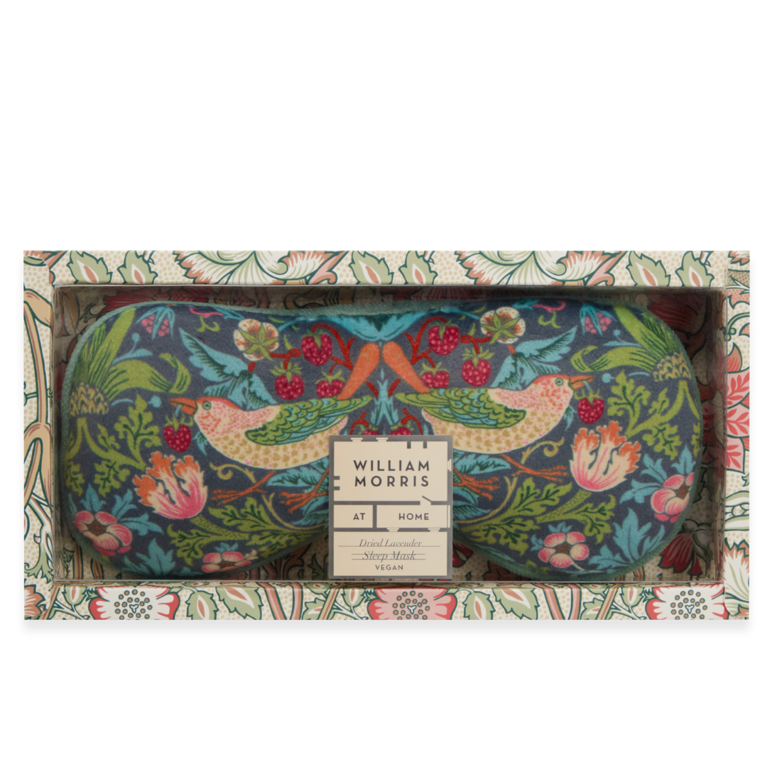 The Voyager Velvet Eye Mask with Dried Lavender Flowers