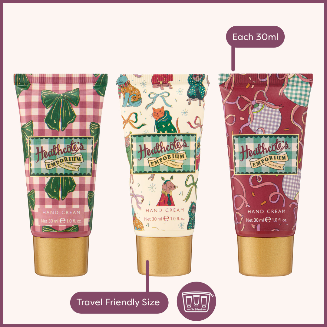 Heathcote's Emporium Hand Cream Trio