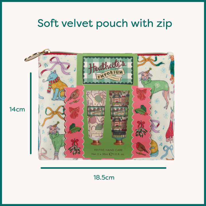 Heathcote's Emporium Velvety Soft Hand Bag Essentials