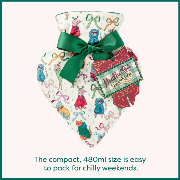 Heathcote's Emporium Heart Shaped Hot Water Bottle