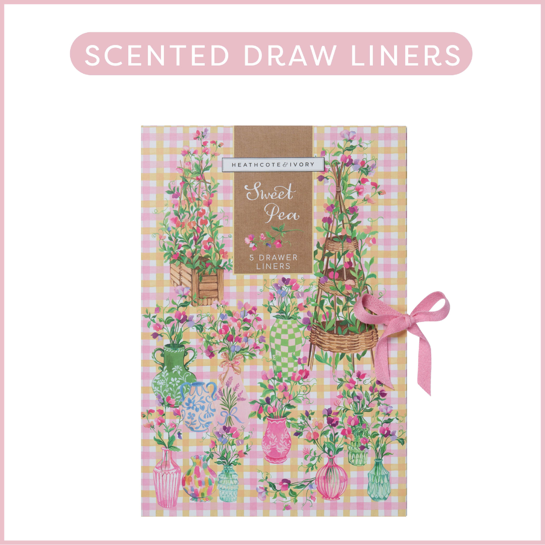 Sweet Pea Scented Drawer Liners
