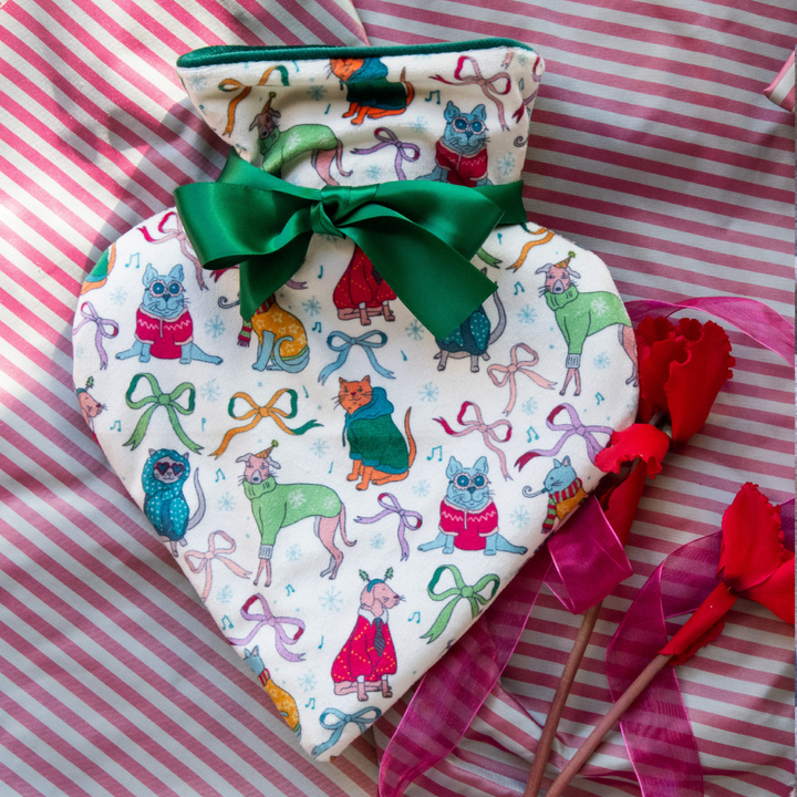 Heathcote's Emporium Heart Shaped Hot Water Bottle
