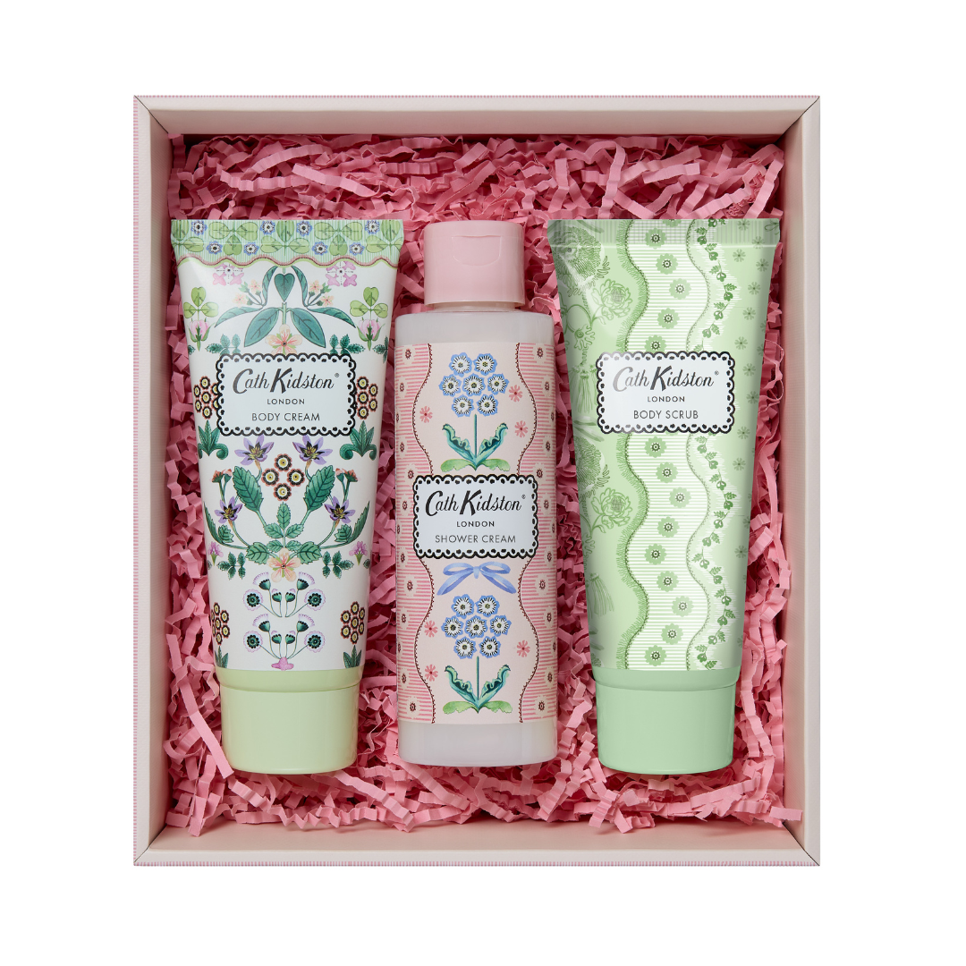 Woven Flowers Bunches of Body Care Gift