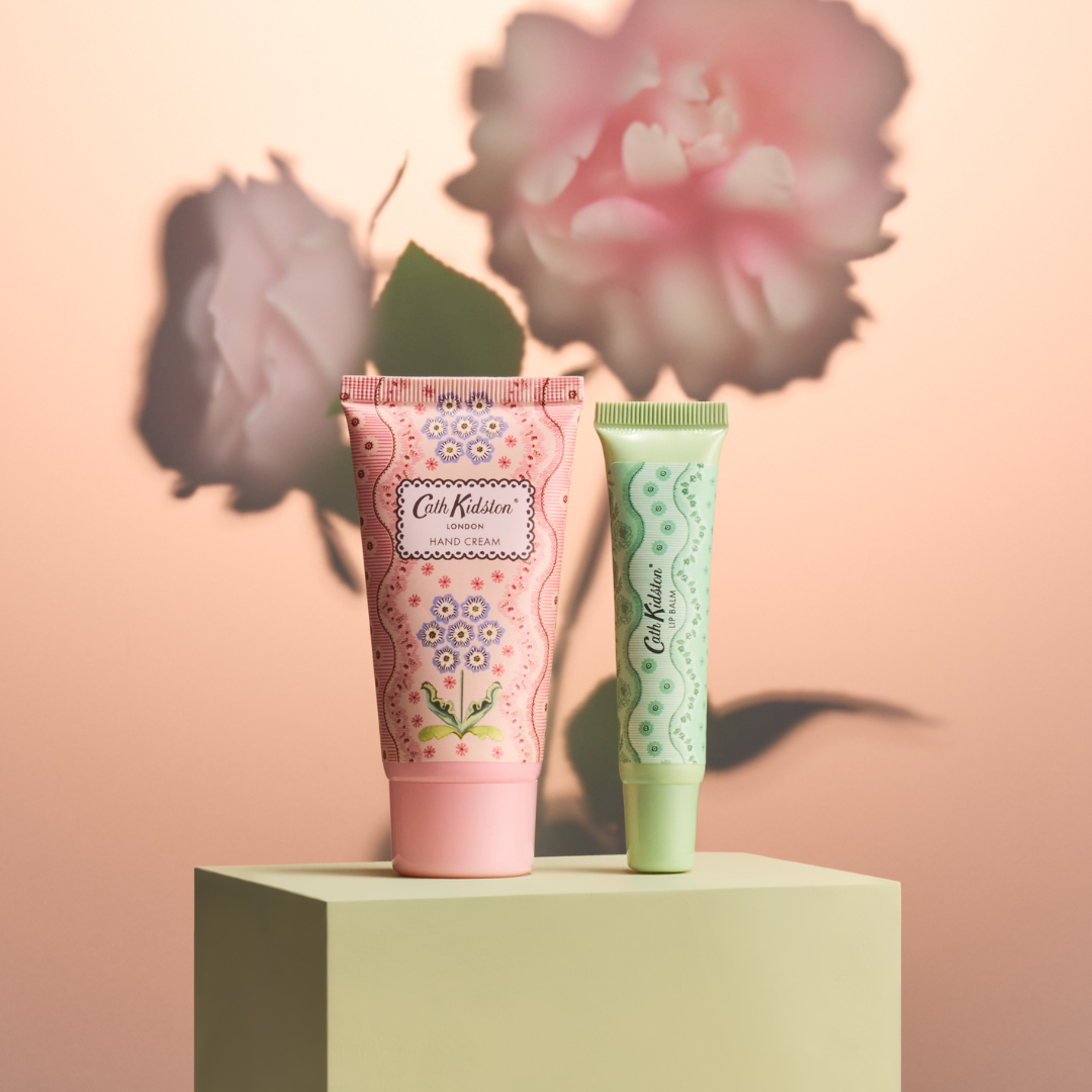 Woven Flowers Mini Hand & Lip Bag