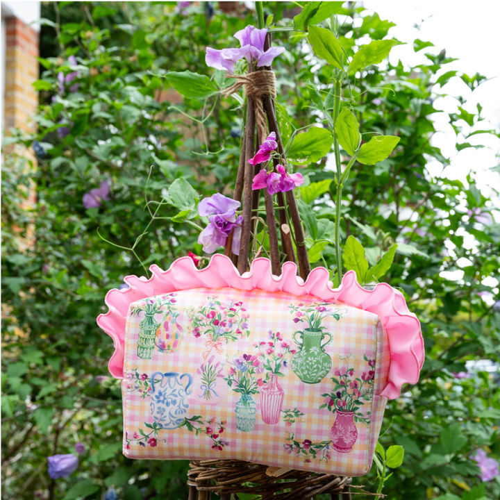 Sweet Pea Ruffle Wash Bag