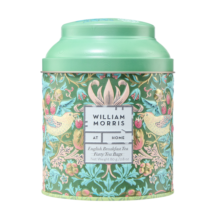 William Morris At Home English Breakfast, Tin of 40x Tea Bags