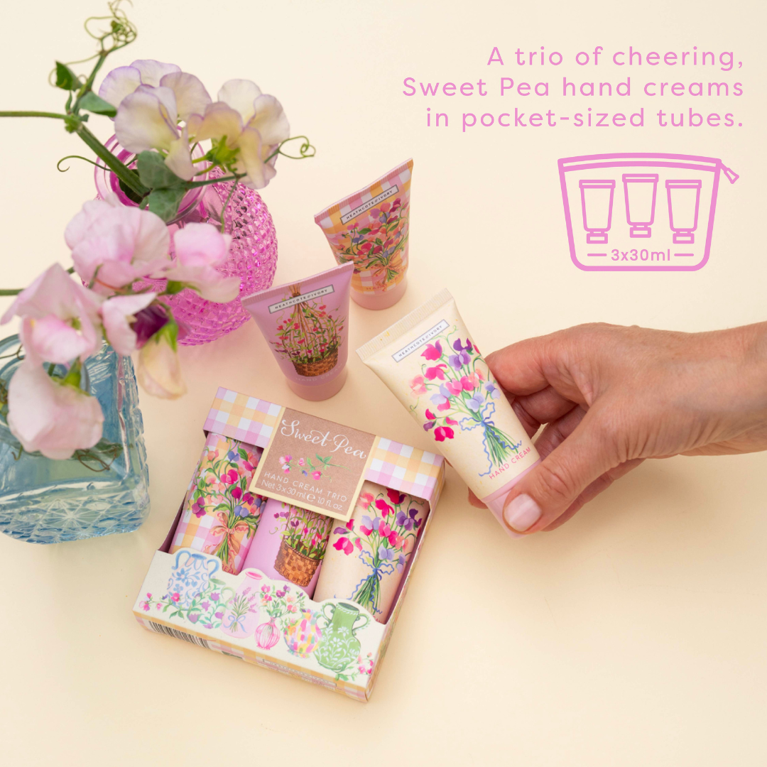 Sweet Pea Hand Cream Trio