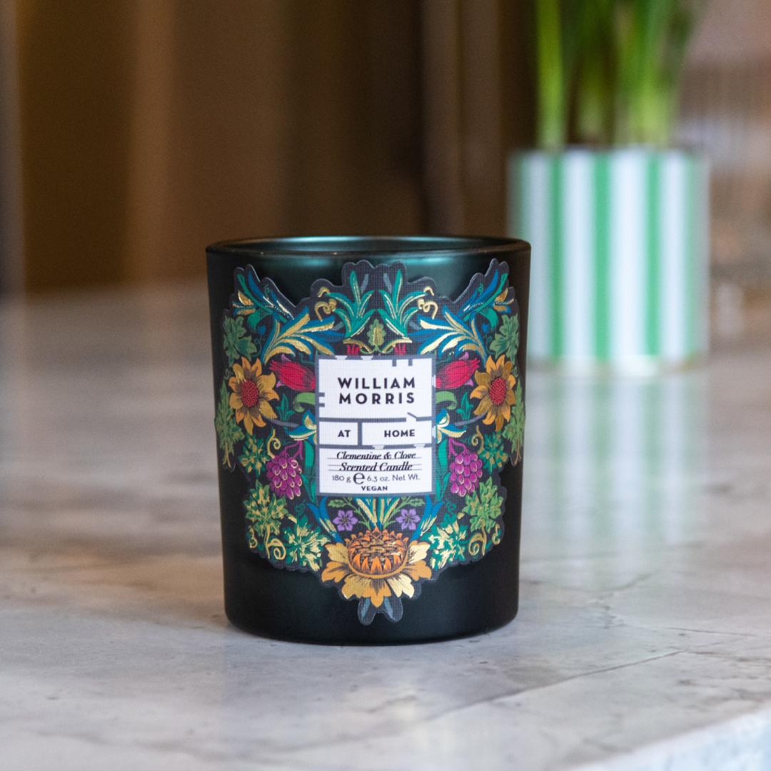 Sunflower Swan Clementine & Clove Scented Candle