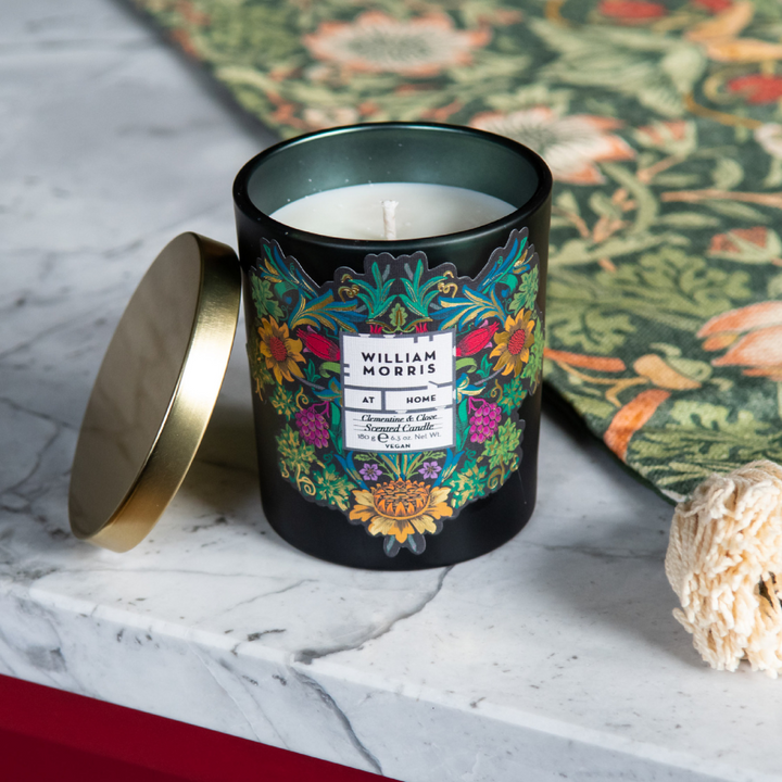 Sunflower Swan Clementine & Clove Scented Candle