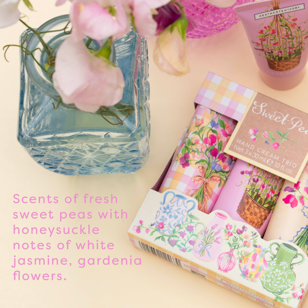 Sweet Pea Hand Cream Trio