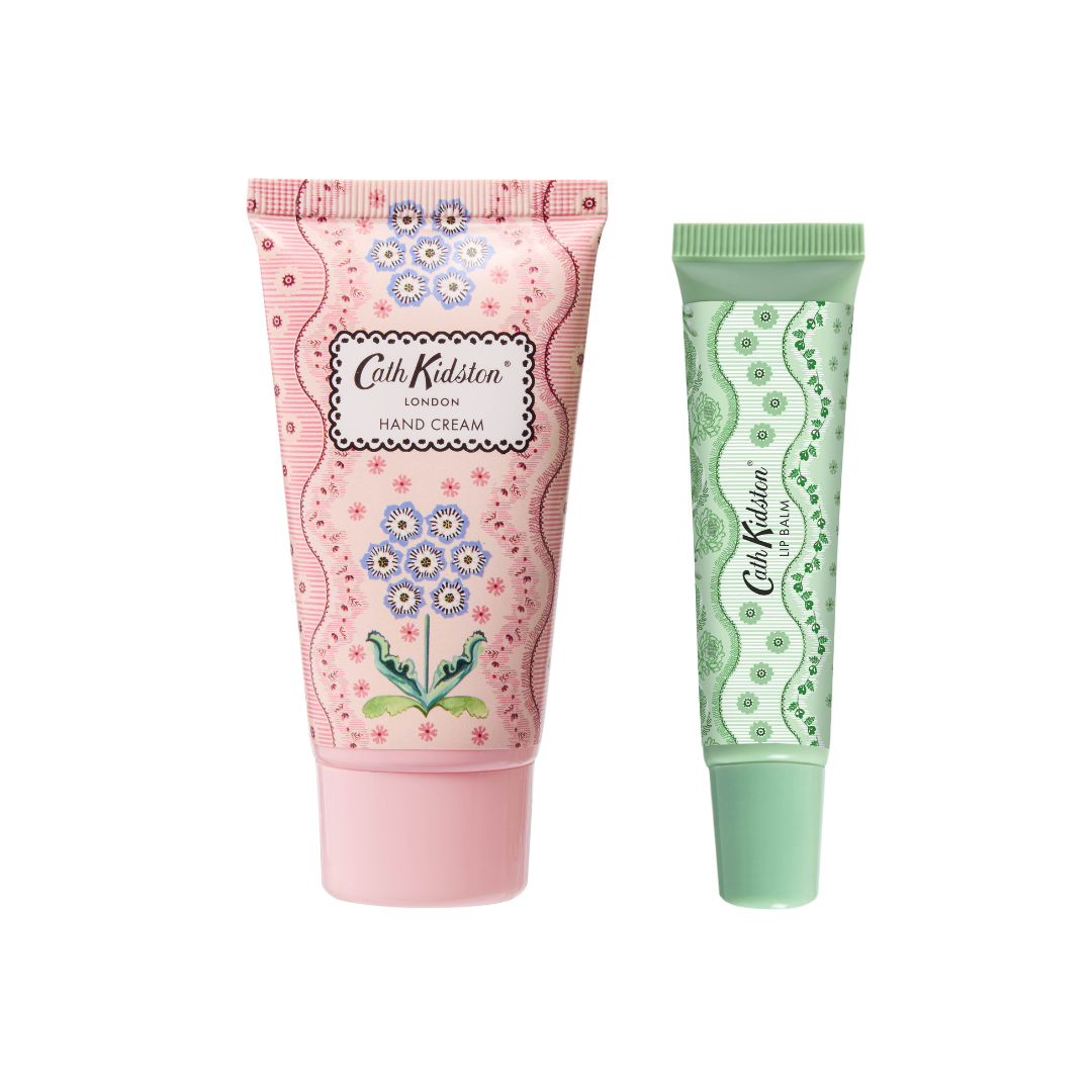 Woven Flowers Mini Hand & Lip Bag