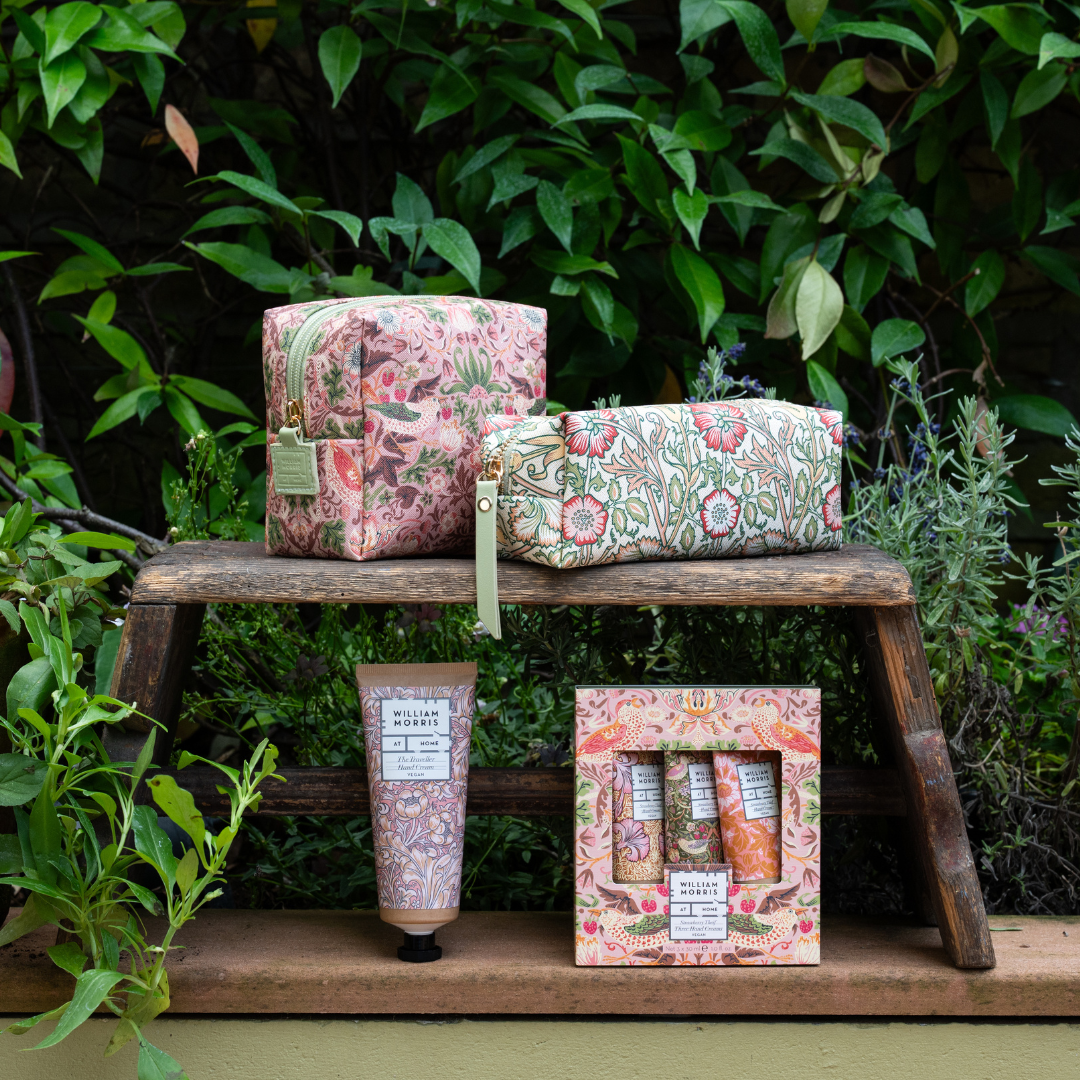 The Voyager Strawberry Thief Hand Cream Trio