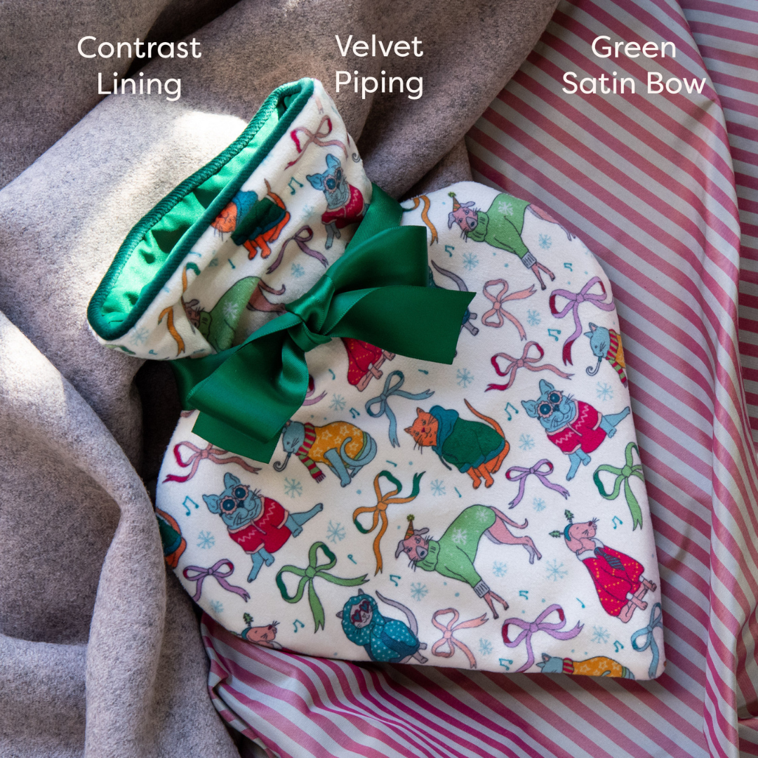 Heathcote's Emporium Heart Shaped Hot Water Bottle