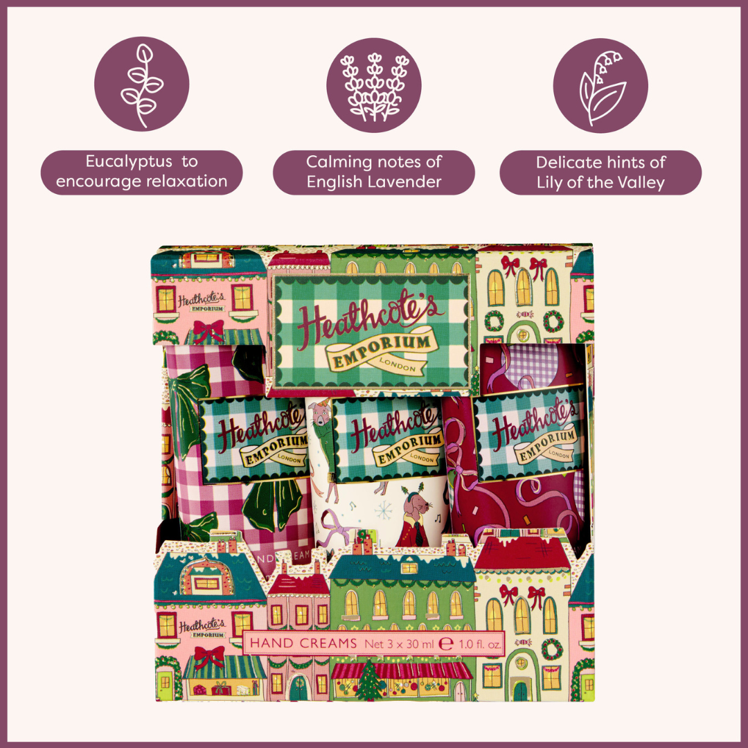Heathcote's Emporium Hand Cream Trio
