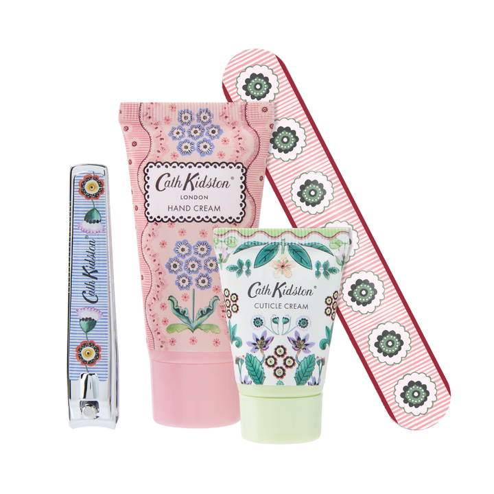 Woven Flowers Manicure Tin