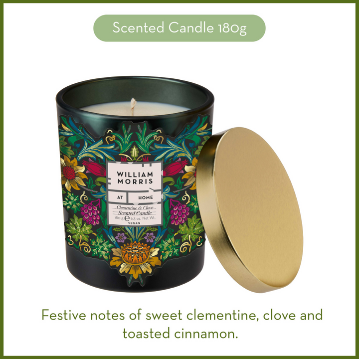 Sunflower Swan Clementine & Clove Scented Candle