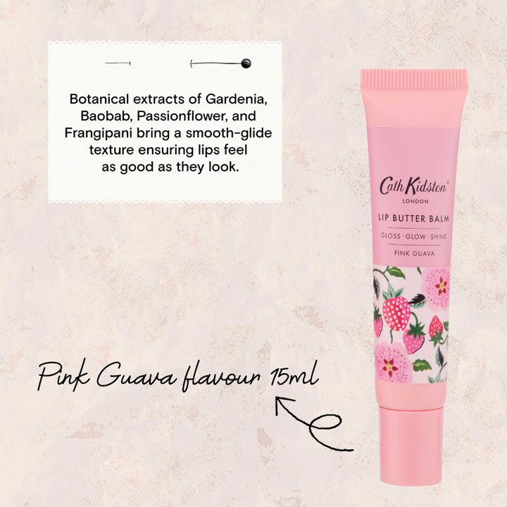 Cath Kidston Lip Butter Balm, Pink Guava
