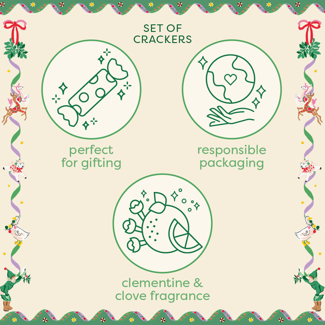 Christmas Legends Set of 4 Christmas Crackers