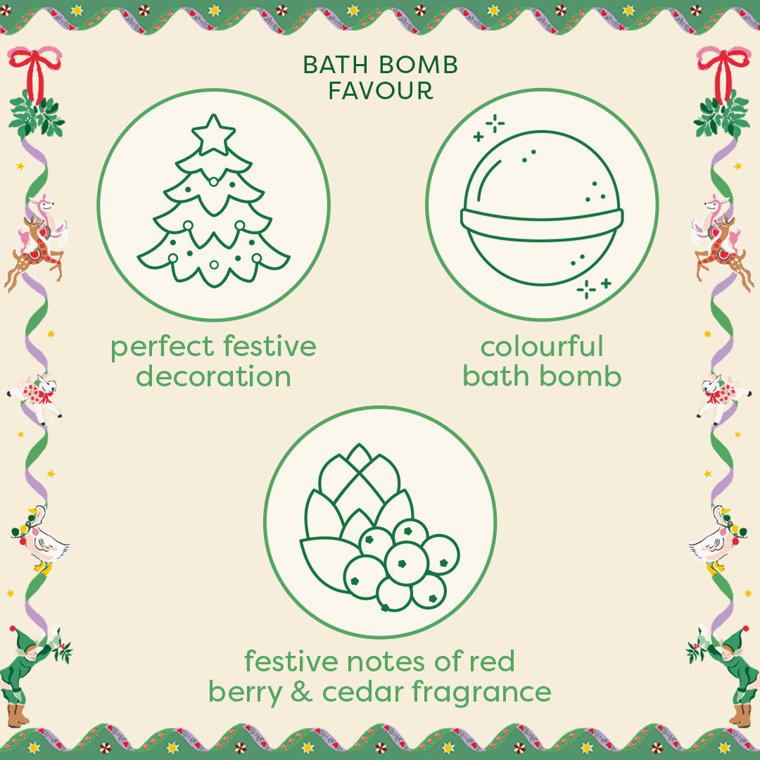 Christmas Legends Bath Bomb Favour