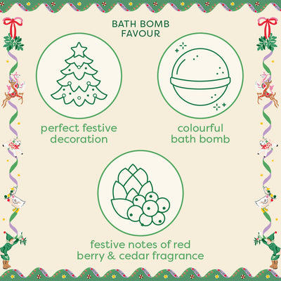 Christmas Legends Bath Bomb Favour