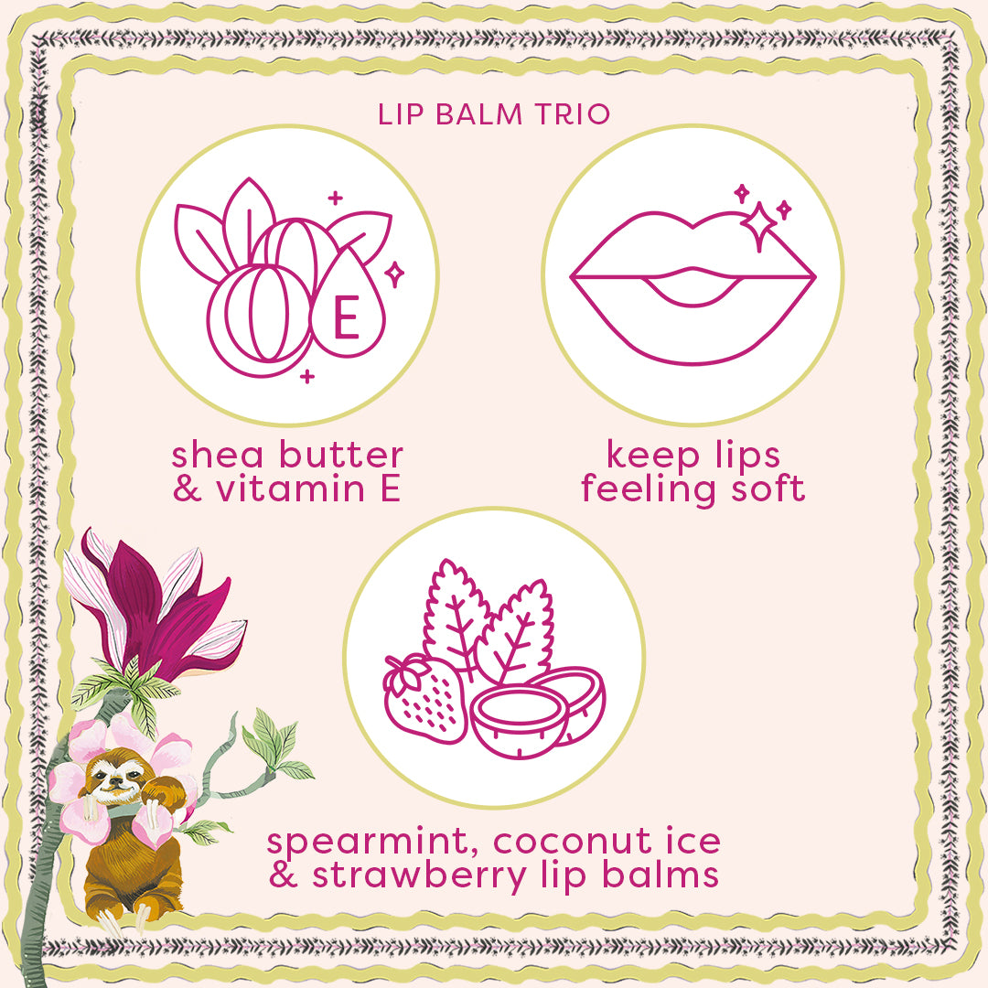 The Story Tree Lip Balm Trio