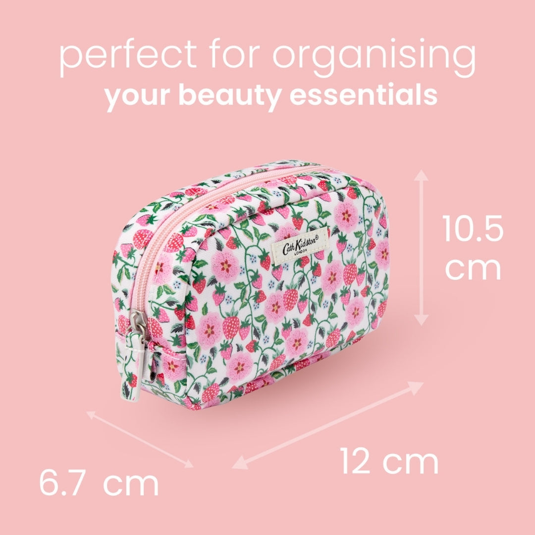 Make Up Bag with Mirror (Strawberry)