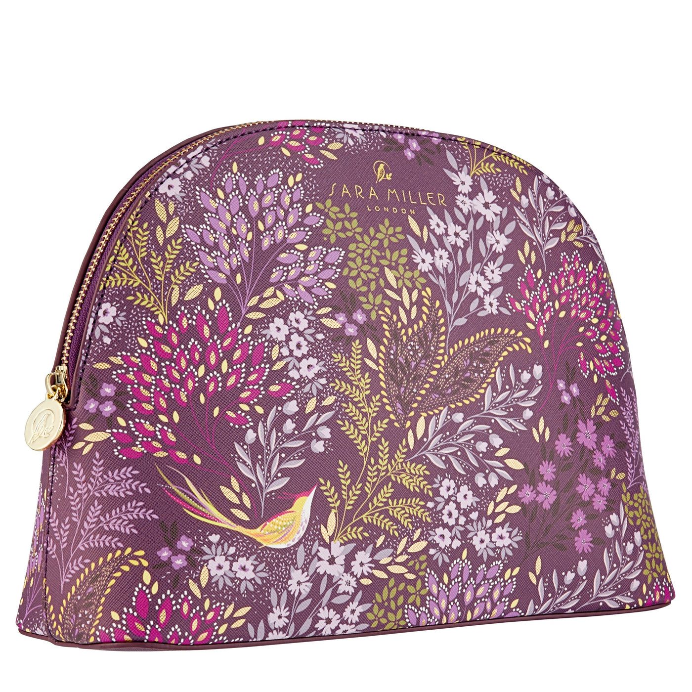 Sara Miller Haveli Garden Large Cosmetic Bag - Purple