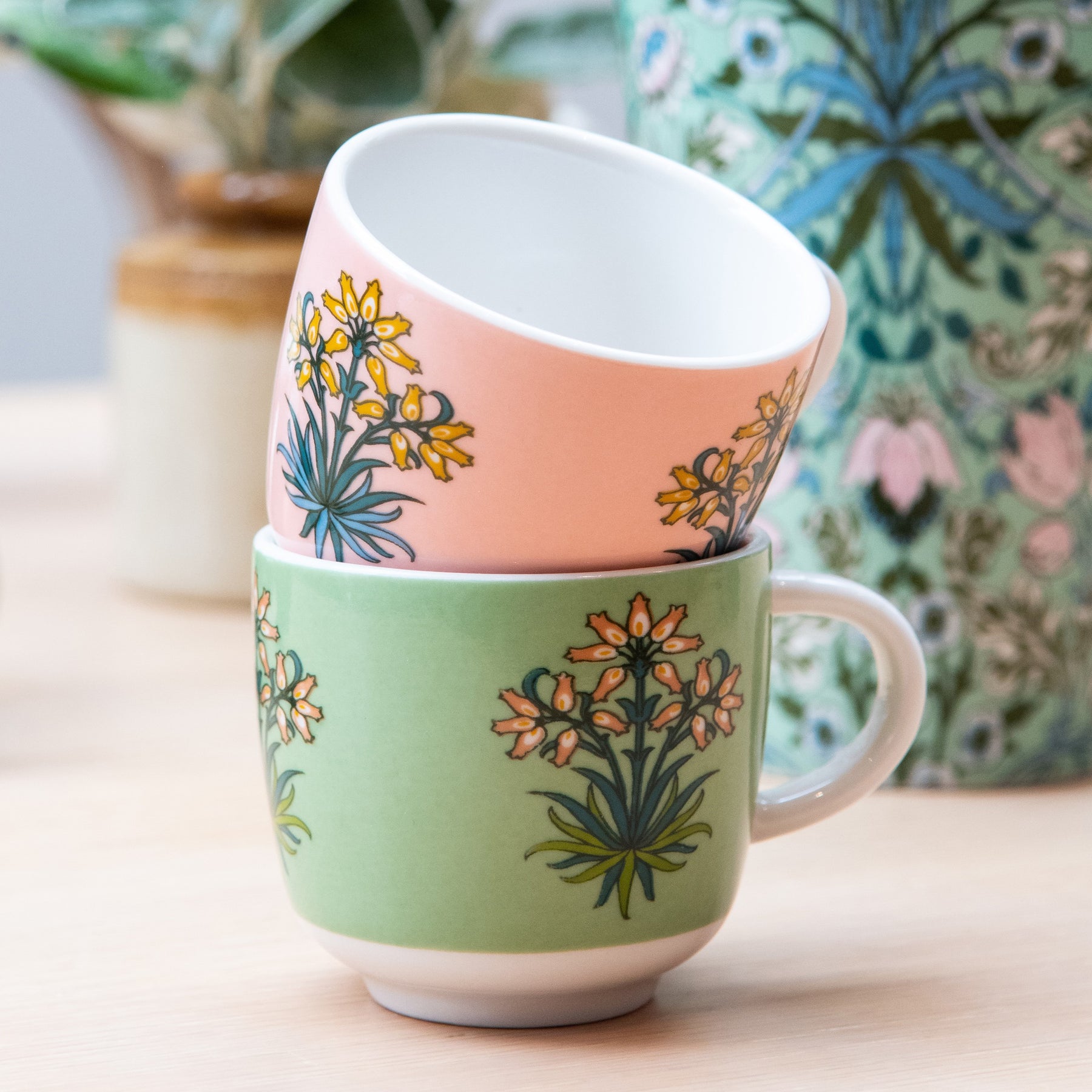 William Morris At Home Four Assorted Espresso Cup Gift Set – Heathcote