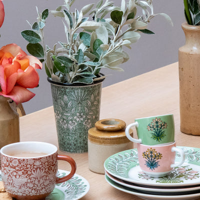 Fine China Tumbler - Garden
