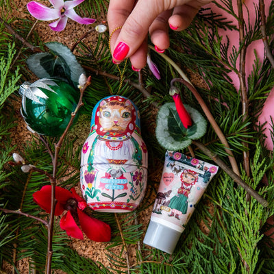 Christmas Hand Cream Novelty Tin