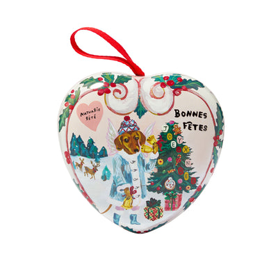 Christmas Scented Soap in Heart Shaped Tin