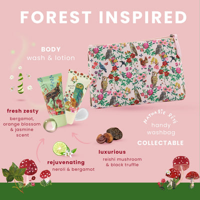 Forest Folk Travel Wash Bag